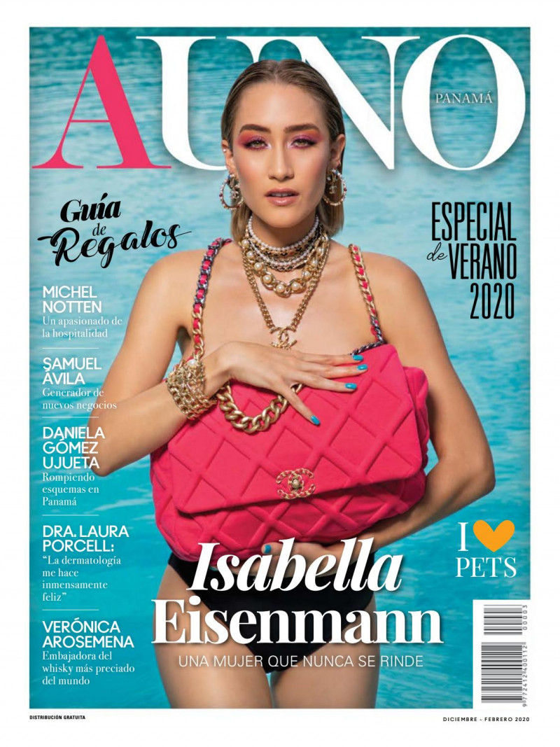 Isabella Eisenmann featured on the Auno Panama cover from December 2019