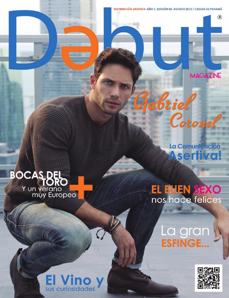 Gabriel Coronel featured on the DEBUT cover from August 2015