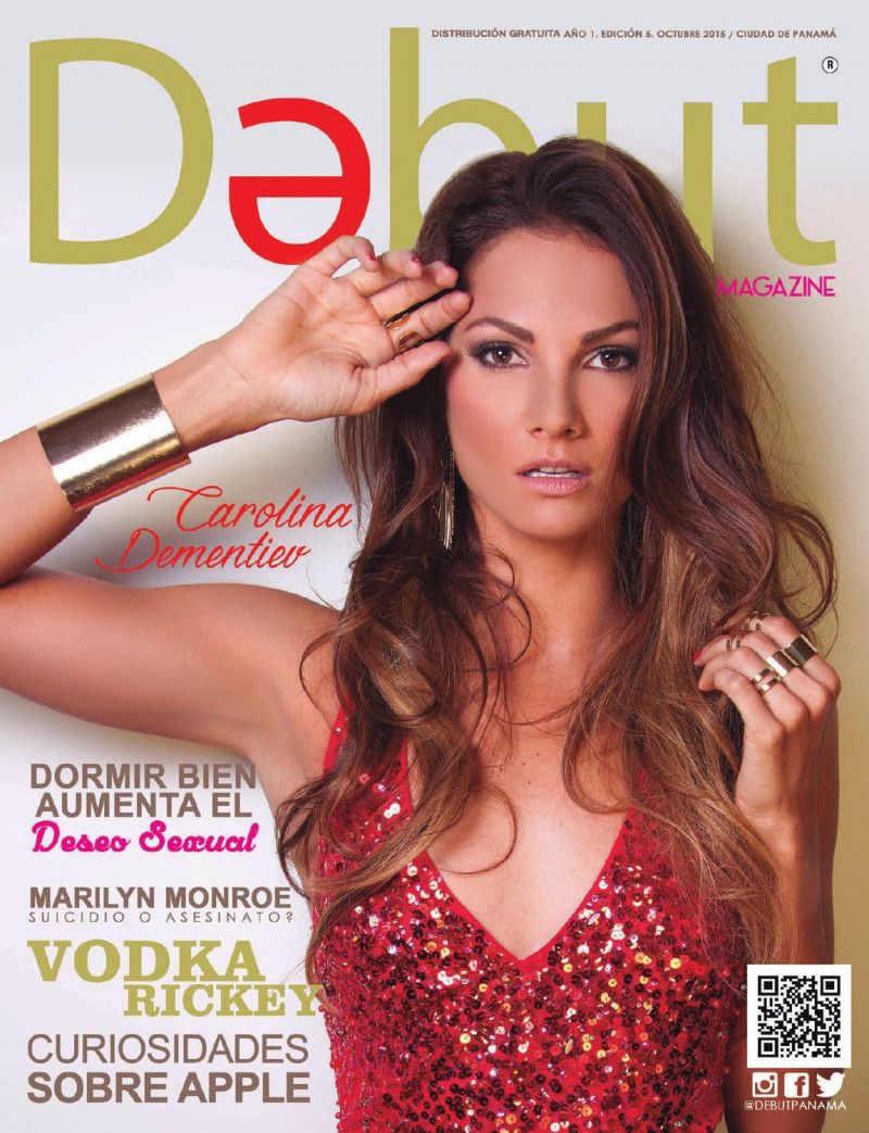 Carolina Dementiev featured on the DEBUT cover from October 2015