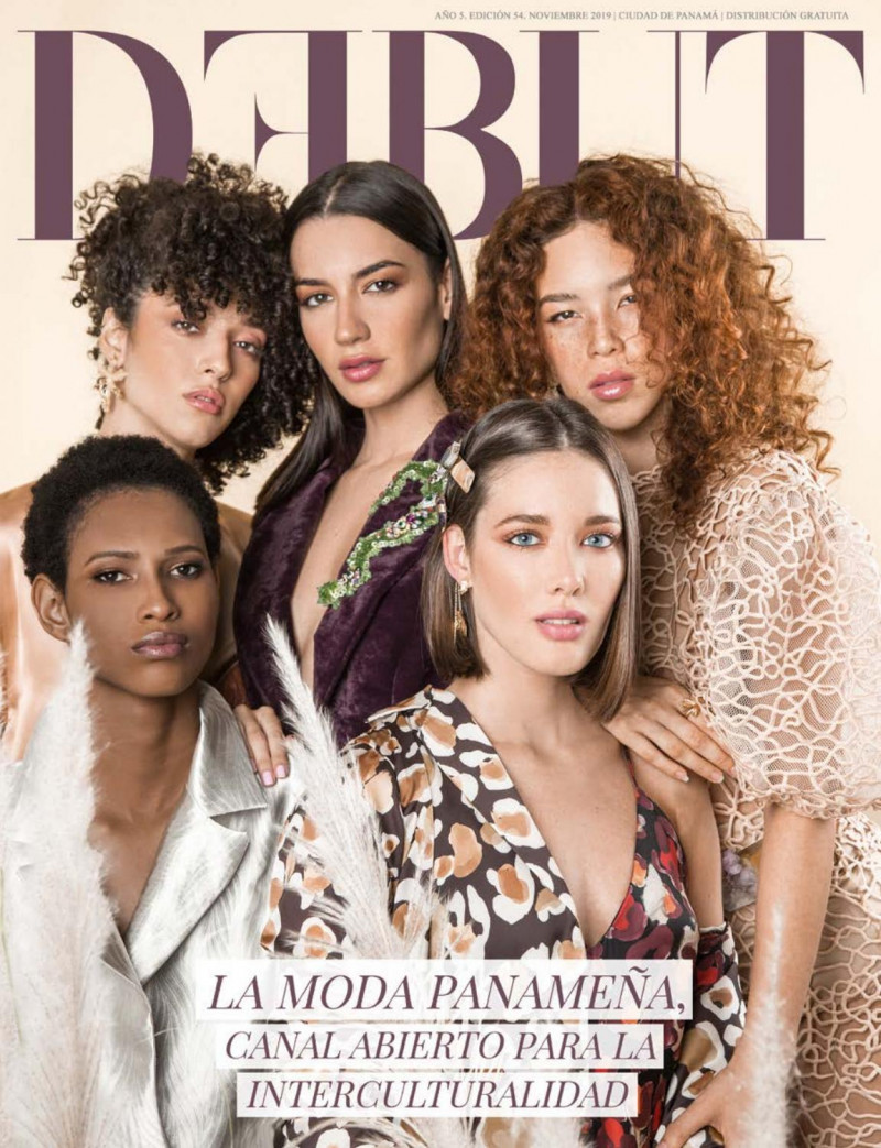 Mirla Rodriguez, Sheribel Paschal, Lup Guerra, Mafe Jaspe, Anna Urdaneta featured on the DEBUT cover from November 2019