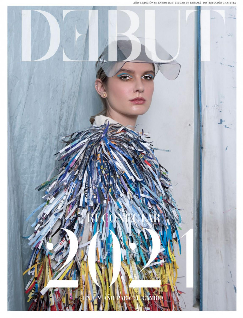 Talitha Becker featured on the DEBUT cover from January 2021