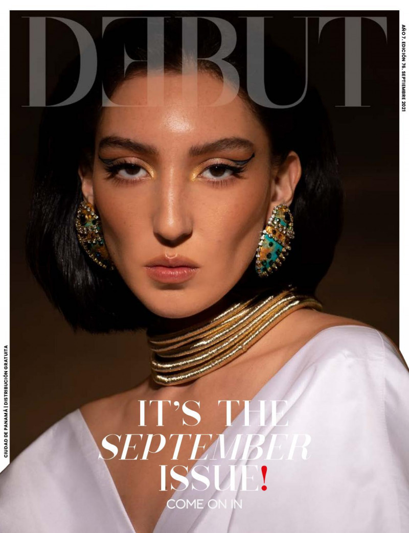 Andrea Carrazco featured on the DEBUT cover from September 2021