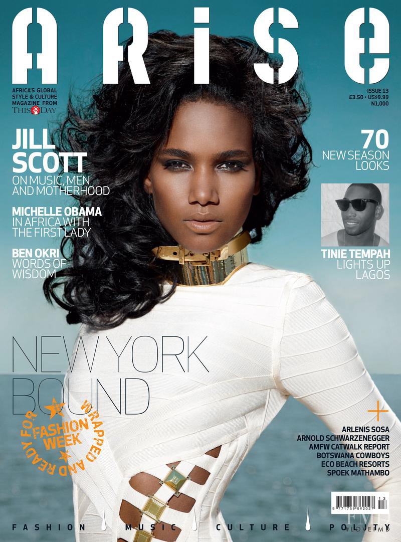 Arlenis Sosa featured on the Arise cover from September 2011