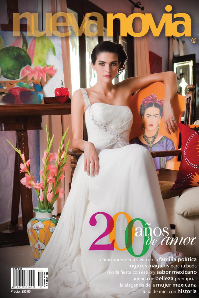 Loraine Gimenez featured on the Nueva Novia cover from September 2010