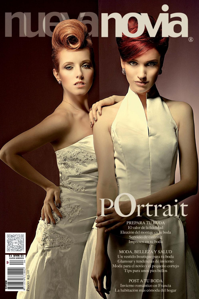 Kara Marie Erwin, Lena Manuylova featured on the Nueva Novia cover from December 2012