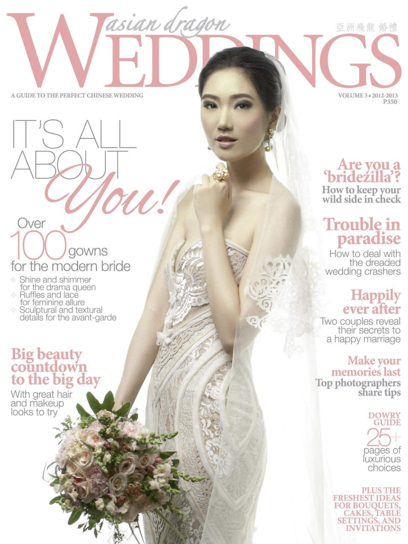  featured on the Asian Dragon Weddings cover from October 2012