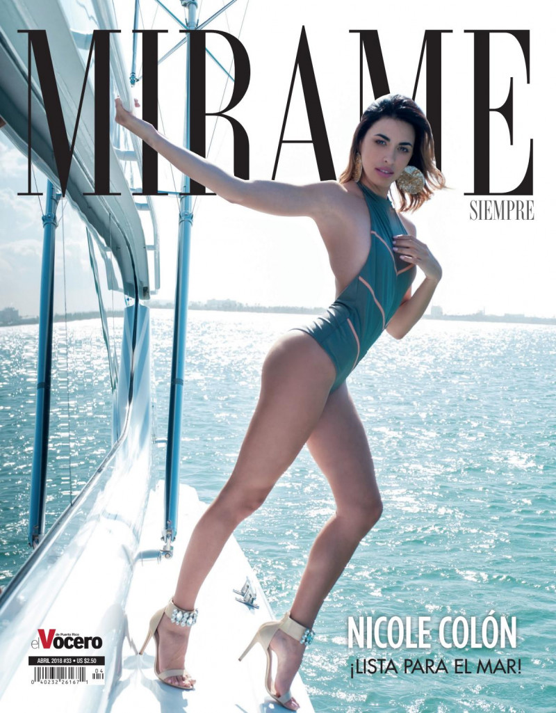 Nicole Colon featured on the Mirame Siempre cover from April 2018