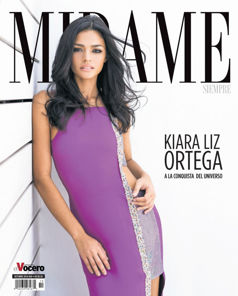 Kiara Liz Ortega featured on the Mirame Siempre cover from October 2018