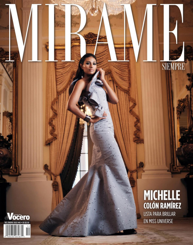 Michelle Colon featured on the Mirame Siempre cover from December 2020