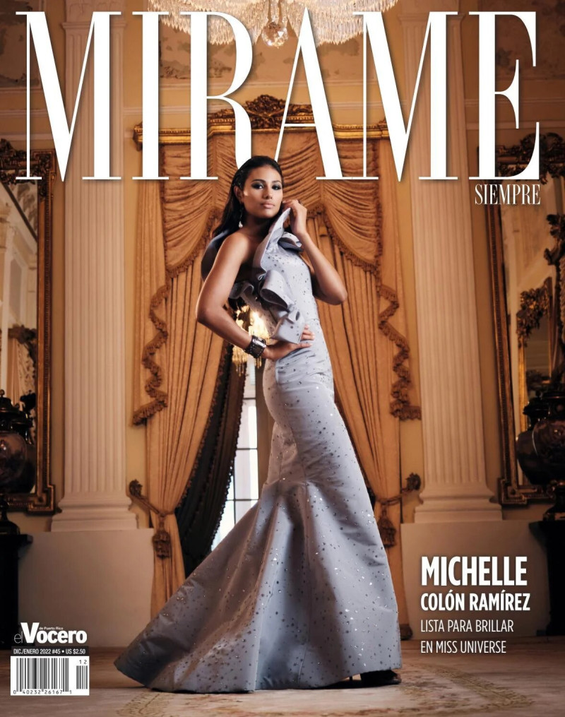 Michelle Colon featured on the Mirame Siempre cover from December 2021