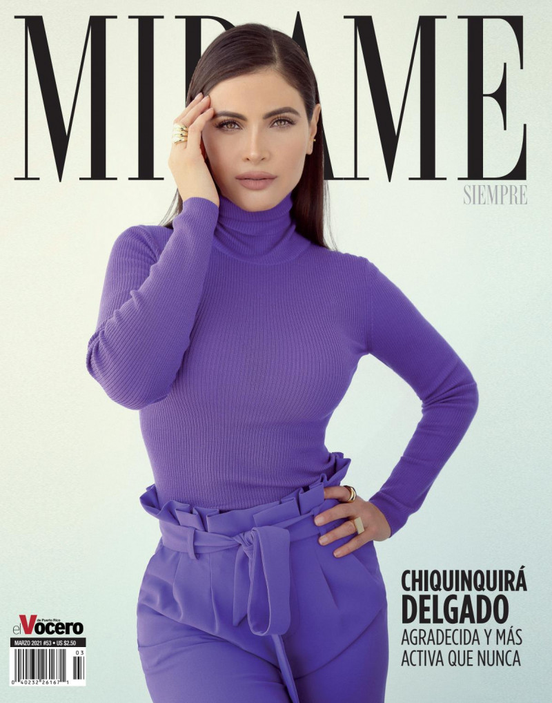 Chiquinquira Delgado featured on the Mirame Siempre cover from February 2021