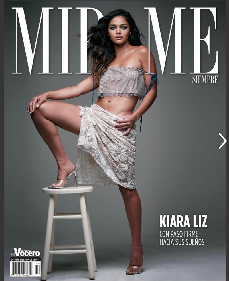 Kiara Liz featured on the Mirame Siempre cover from October 2022