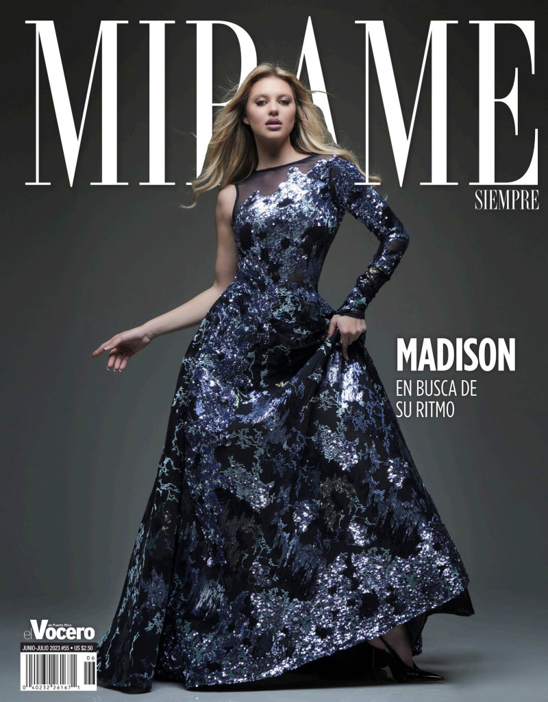 Madison Anderson featured on the Mirame Siempre cover from June 2023