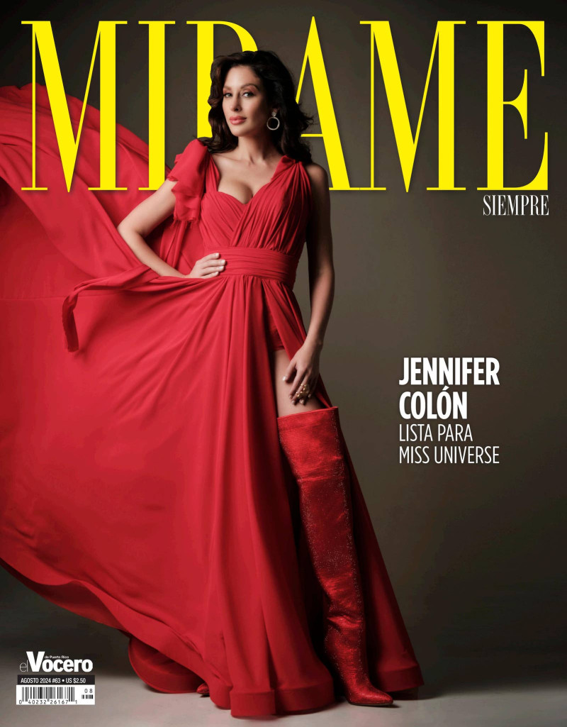 Jennifer Colon featured on the Mirame Siempre cover from August 2024