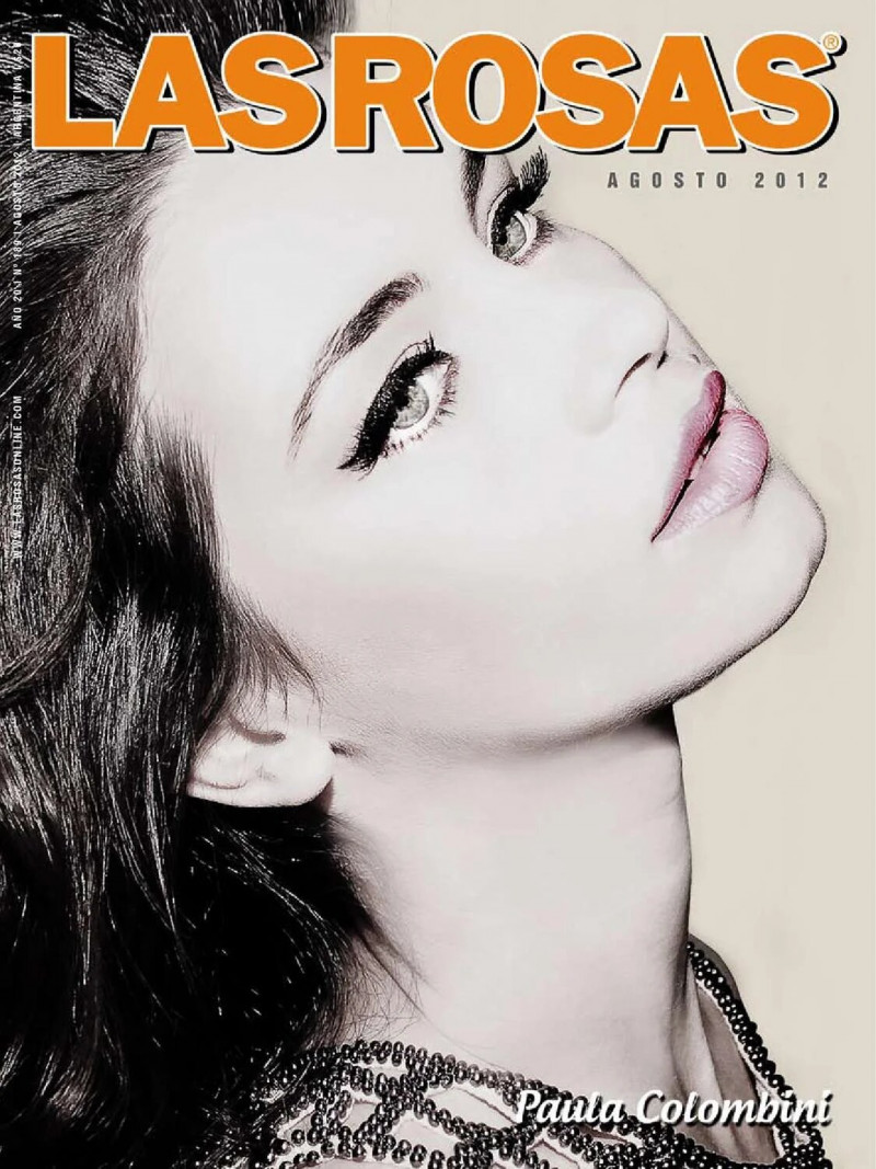 Paula Colombini featured on the Las Rosas cover from August 2012