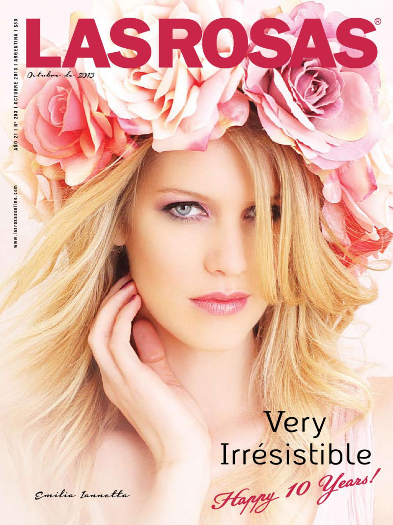 Emilia Iannetta featured on the Las Rosas cover from October 2013