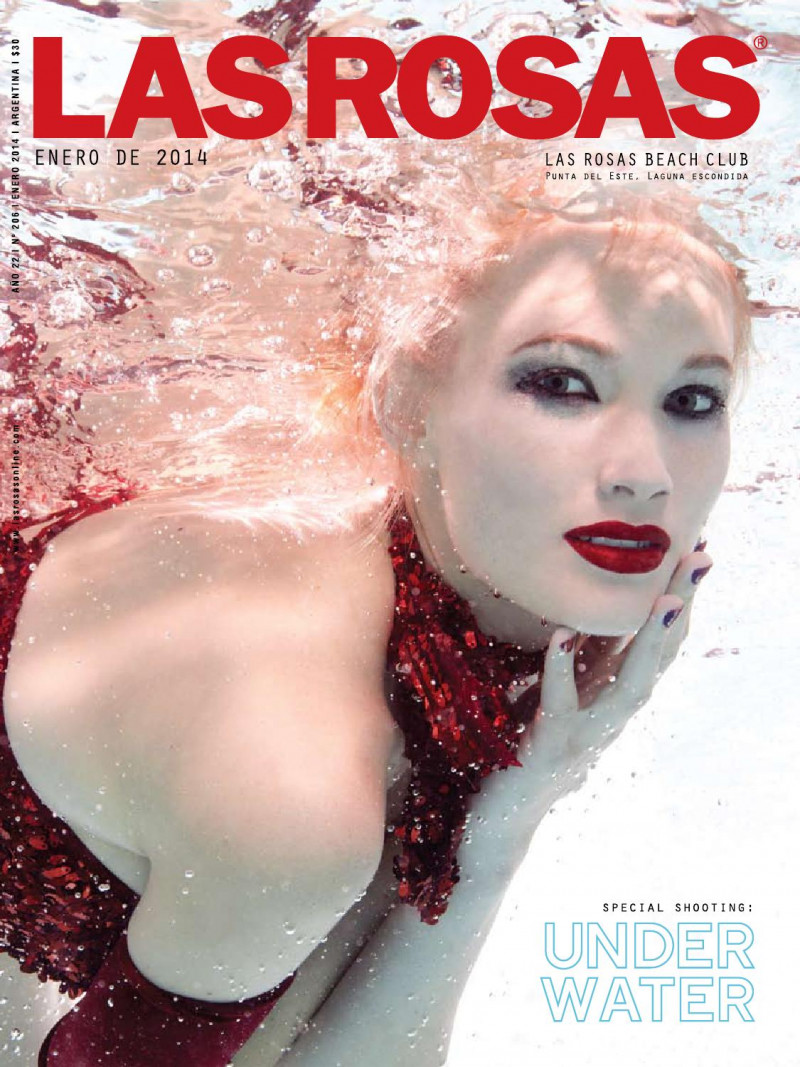 Marine Paquet featured on the Las Rosas cover from January 2014