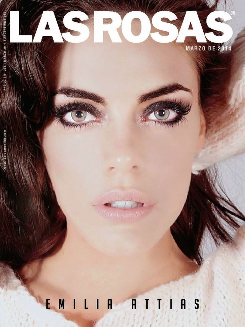Emilia Attias featured on the Las Rosas cover from March 2014