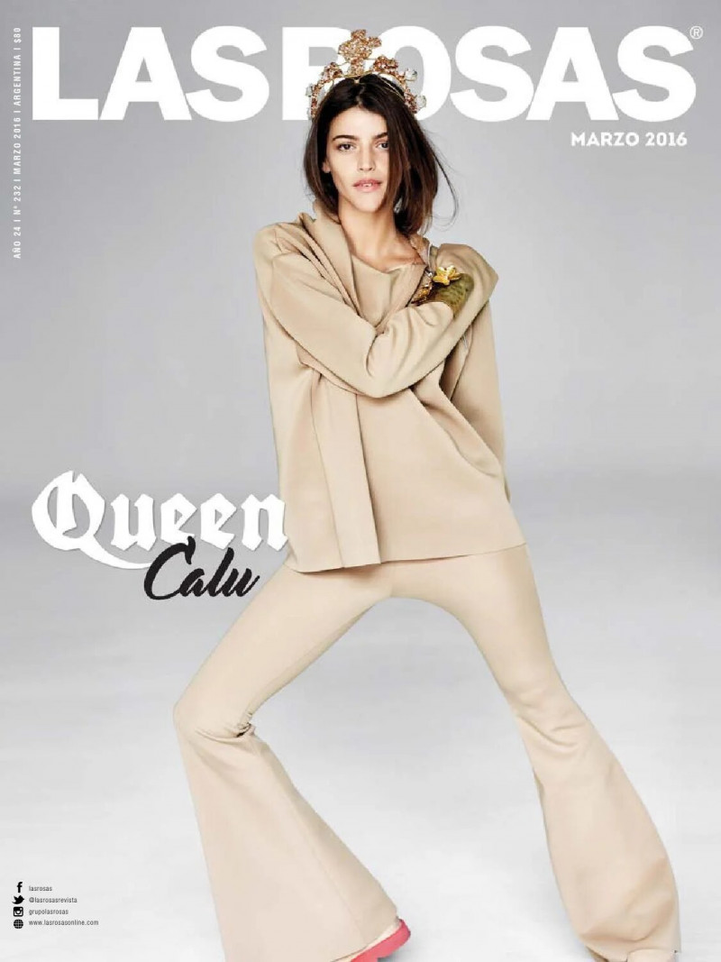 Calu Rivero featured on the Las Rosas cover from March 2016