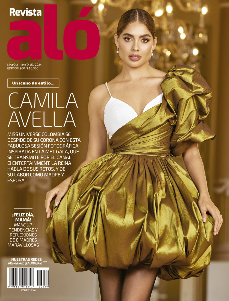 Camila Avella featured on the Revista Aló cover from May 2024