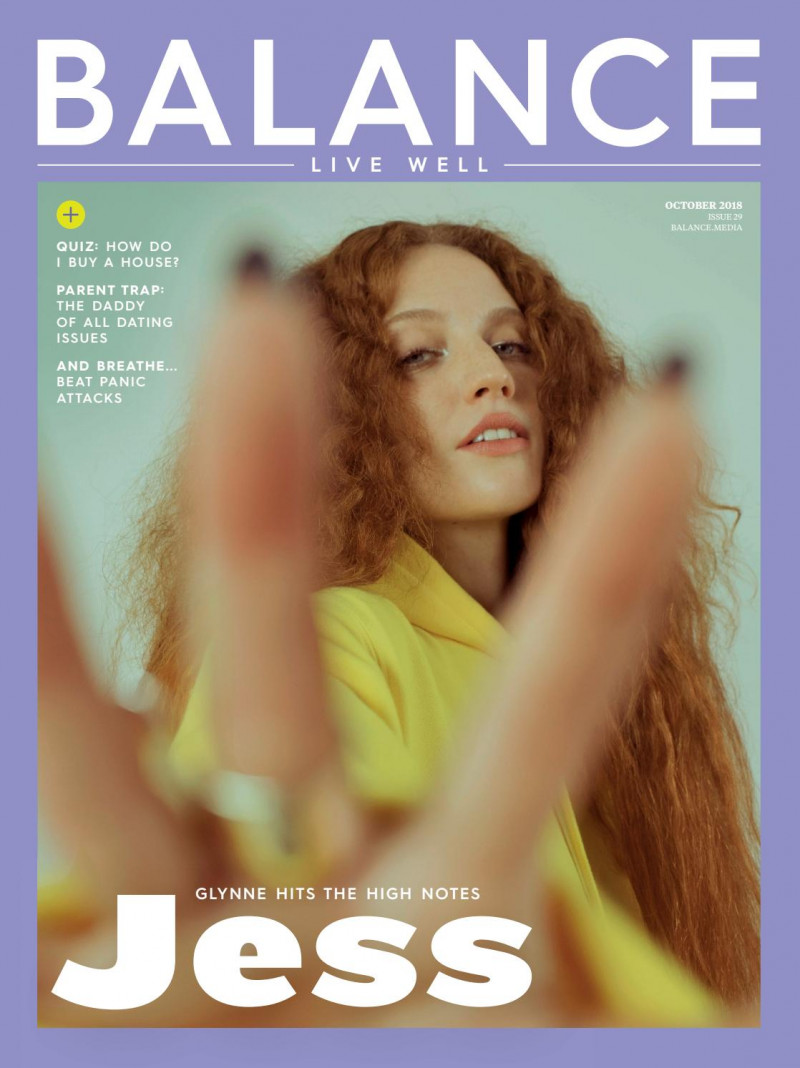 Jess Glynne featured on the Balance UK cover from October 2018