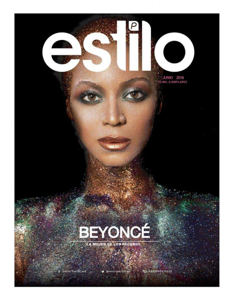 Beyonce Knowles featured on the Estilo Pacificard cover from June 2016