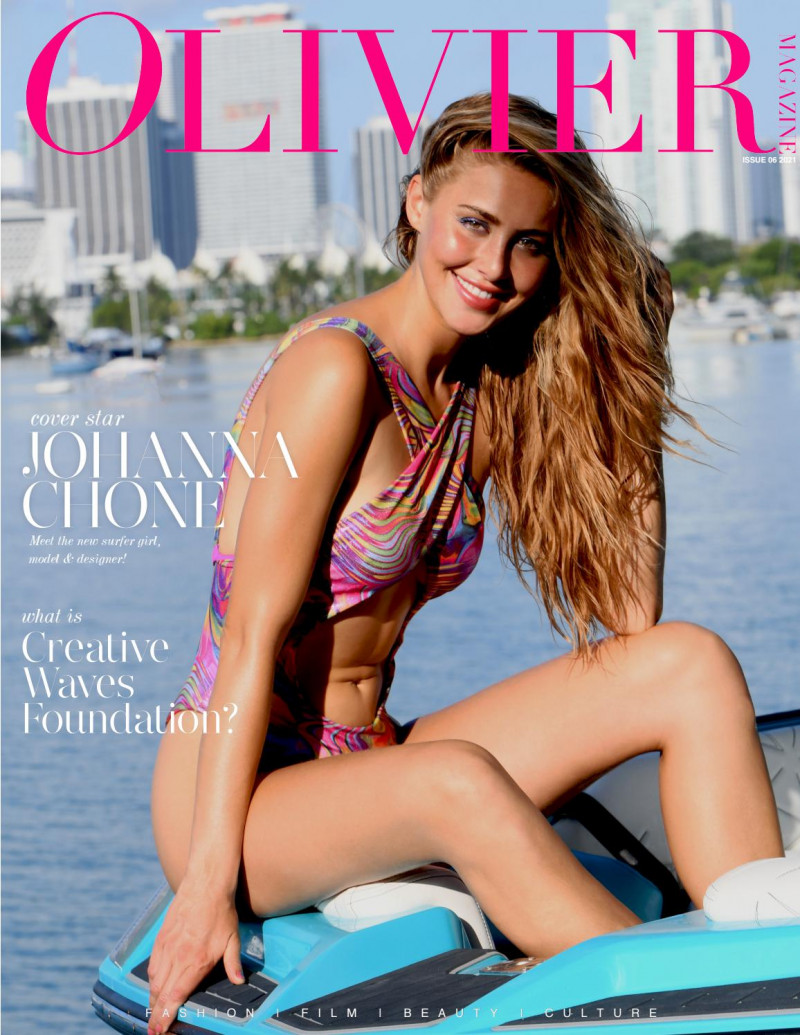 Johanna Chone featured on the Olivier Magazine cover from June 2021