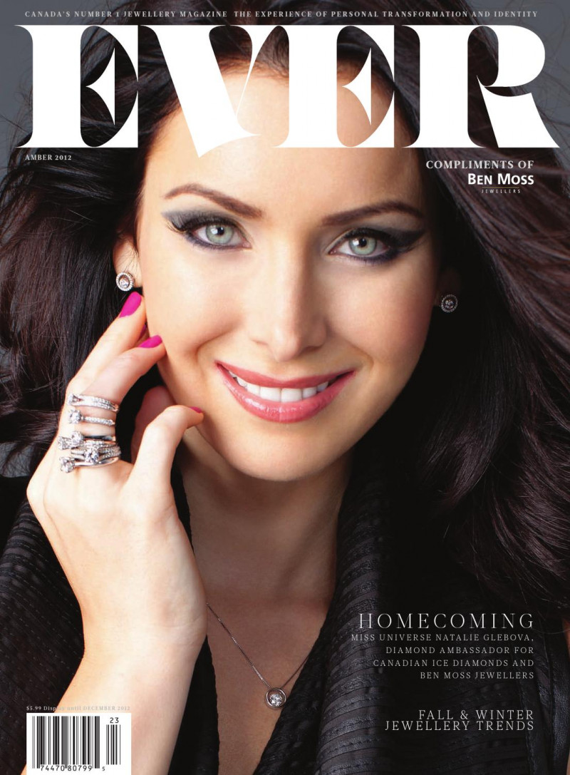 Natalie Glebova featured on the Ever cover from September 2012