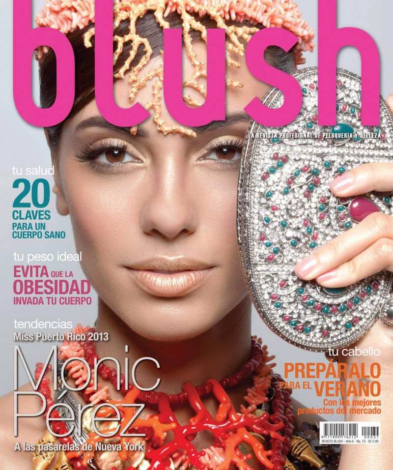 Monic Perez featured on the Blush Panama cover from January 2014