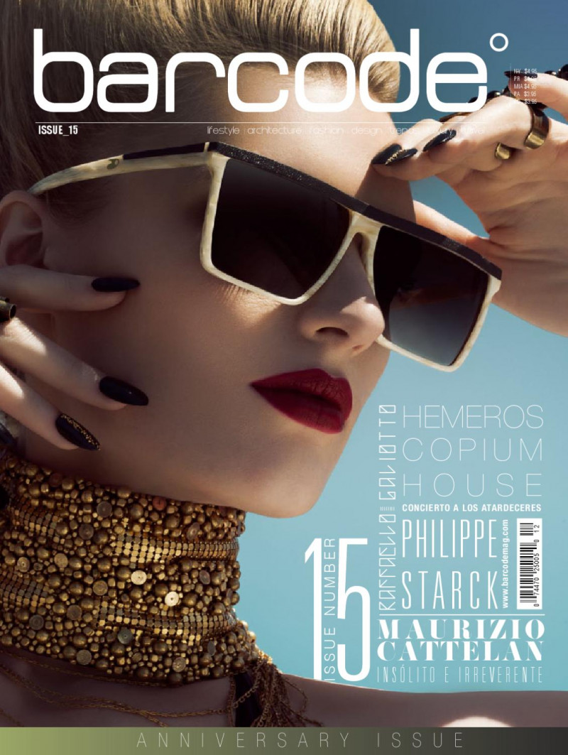 Ola Munik featured on the Barcode cover from December 2011