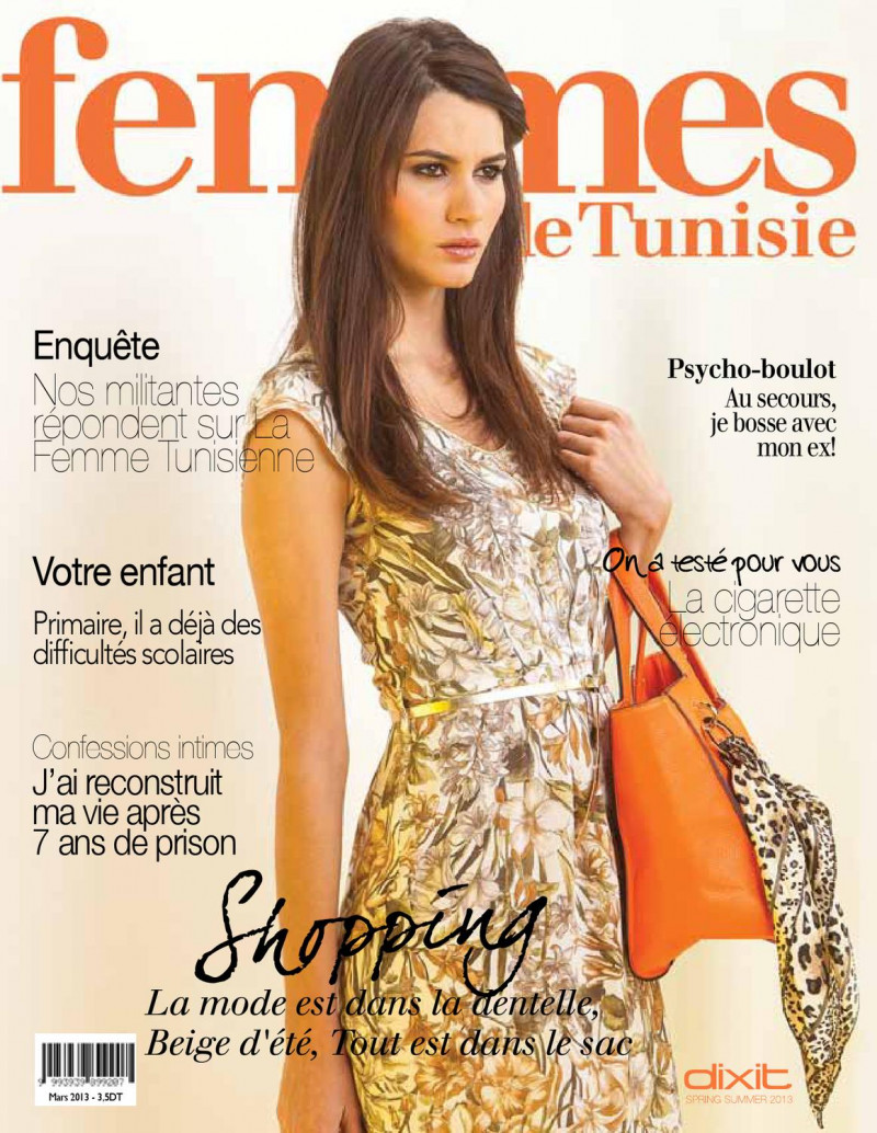  featured on the Femmes de Tunisie cover from March 2013