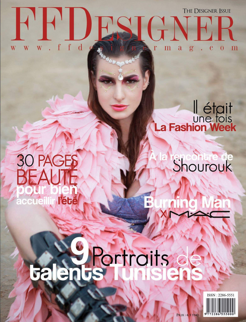 Lydia Lhote Lazaar featured on the FFDesigner Mag cover from June 2015