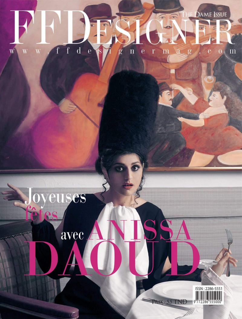 Anissa Daoud featured on the FFDesigner Mag cover from January 2016