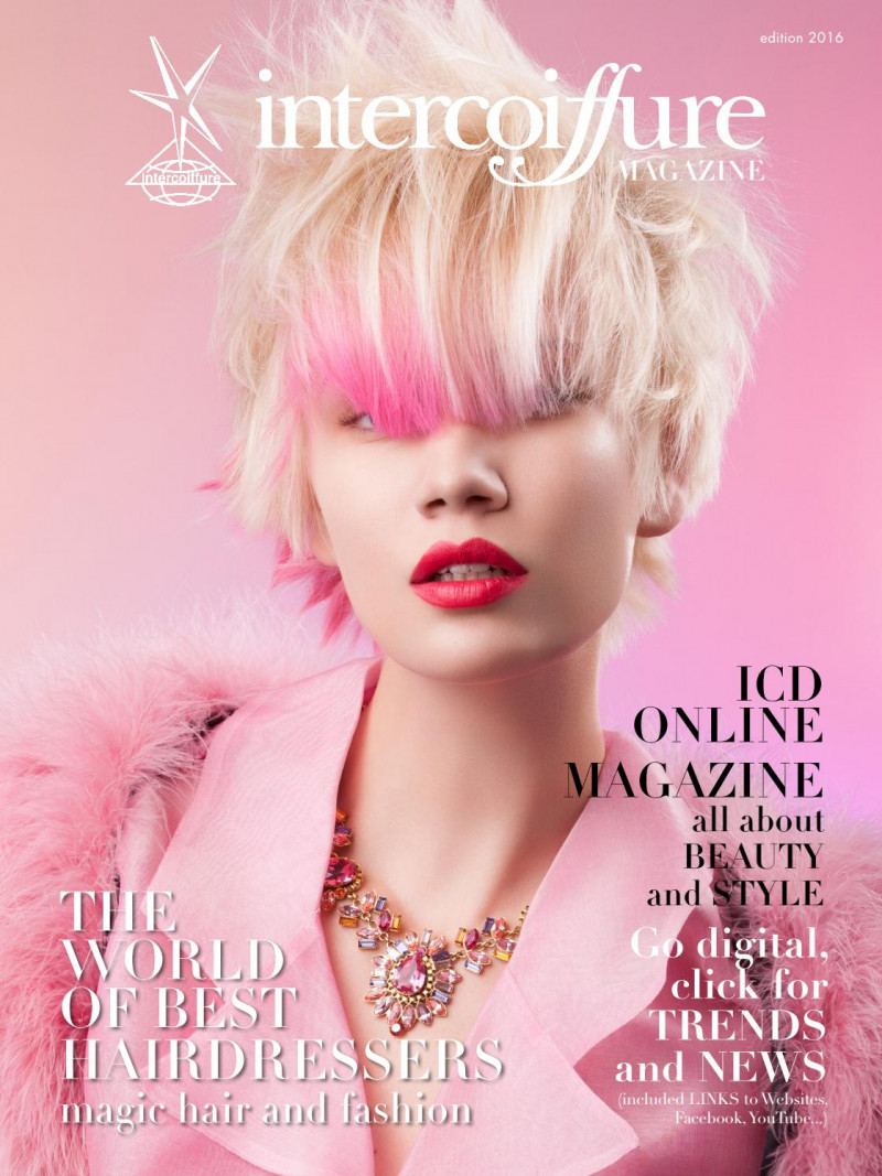  featured on the Intercoiffure cover from January 2016