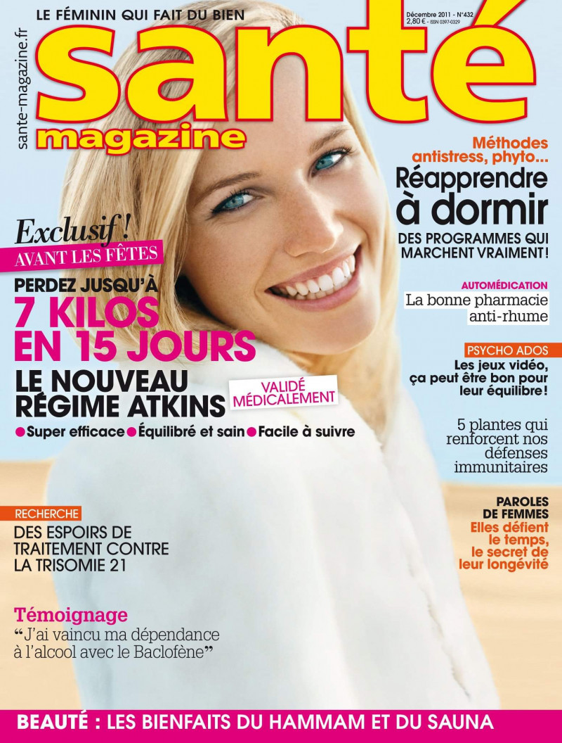  featured on the Sante Magazine cover from December 2011