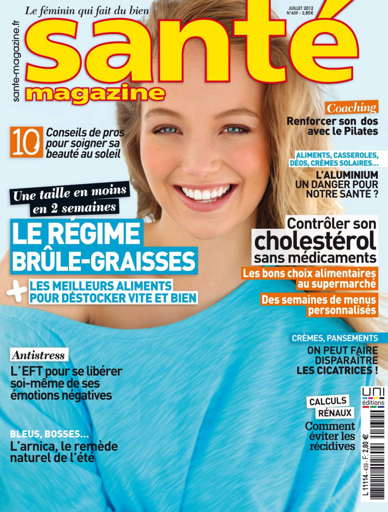  featured on the Sante Magazine cover from July 2012