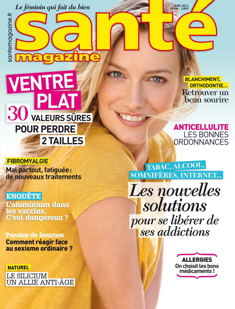  featured on the Sante Magazine cover from April 2013