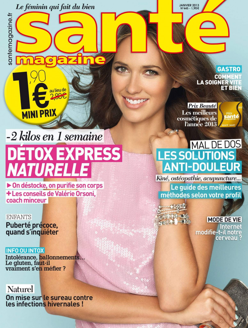  featured on the Sante Magazine cover from January 2013