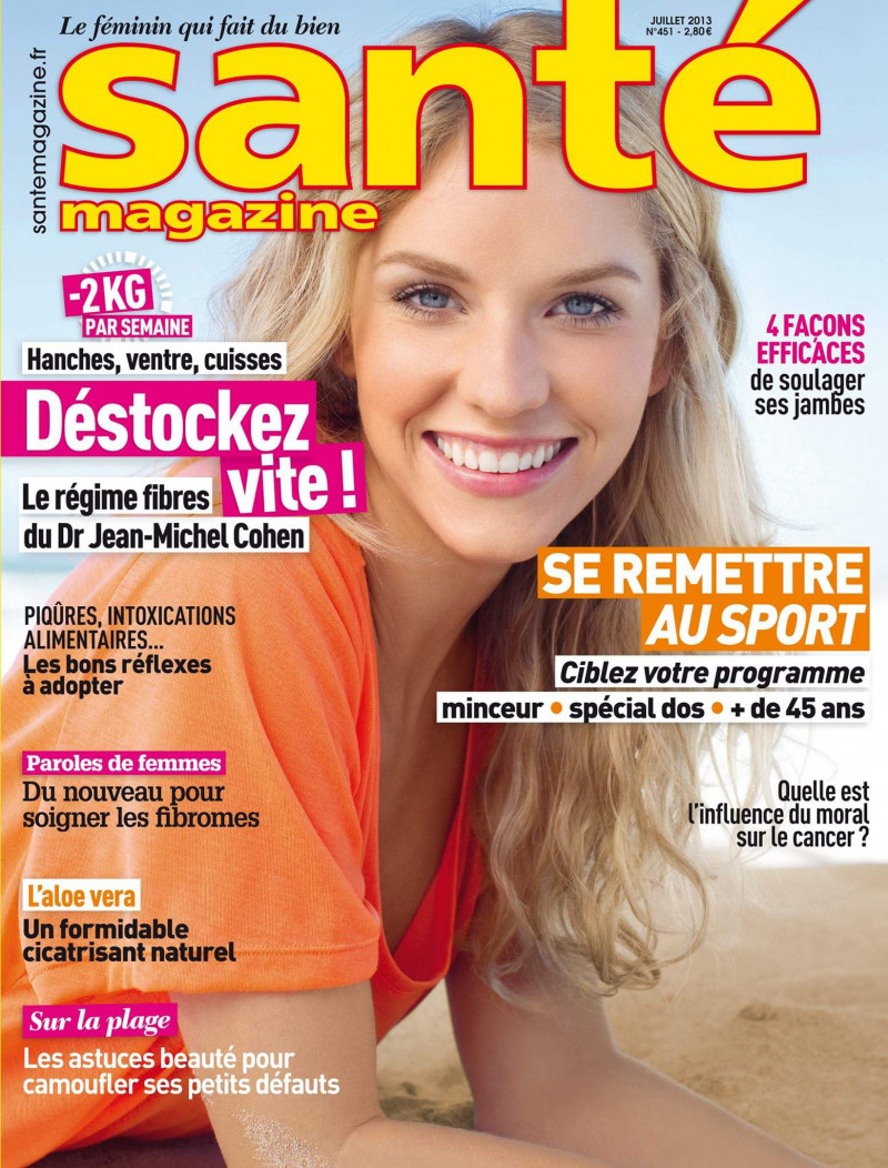  featured on the Sante Magazine cover from July 2013