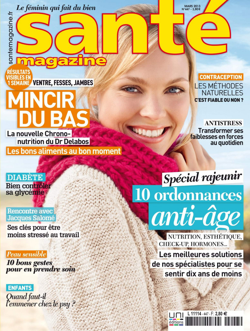  featured on the Sante Magazine cover from March 2013