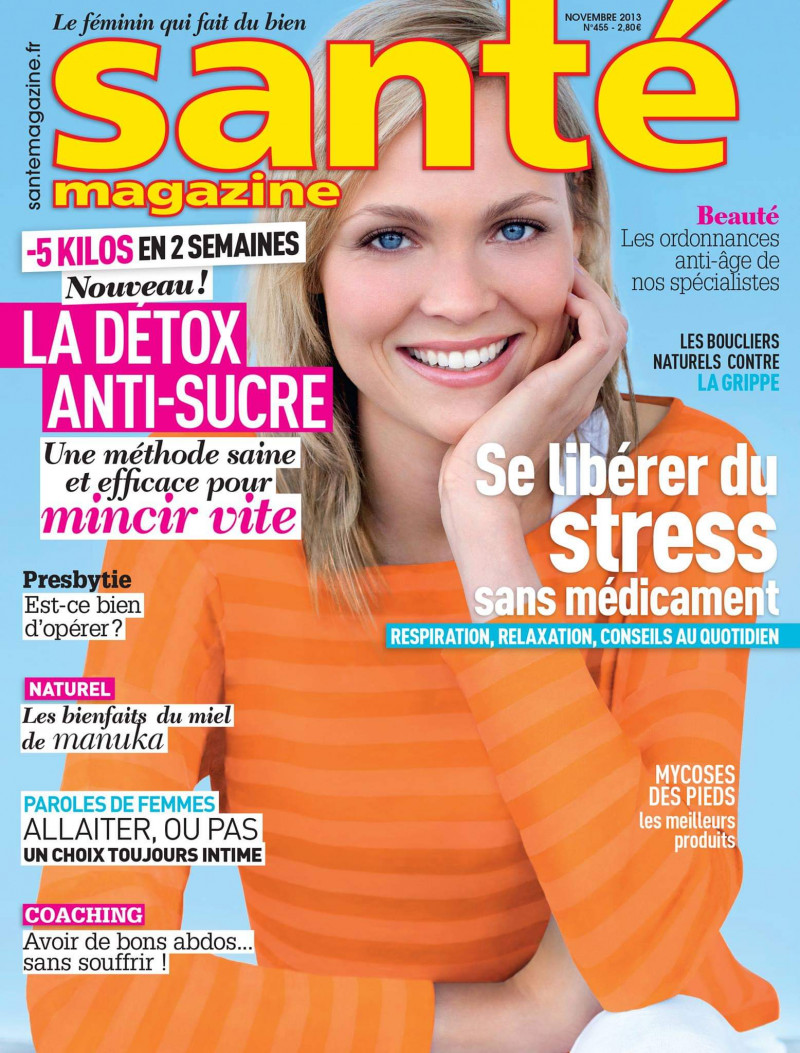  featured on the Sante Magazine cover from November 2013