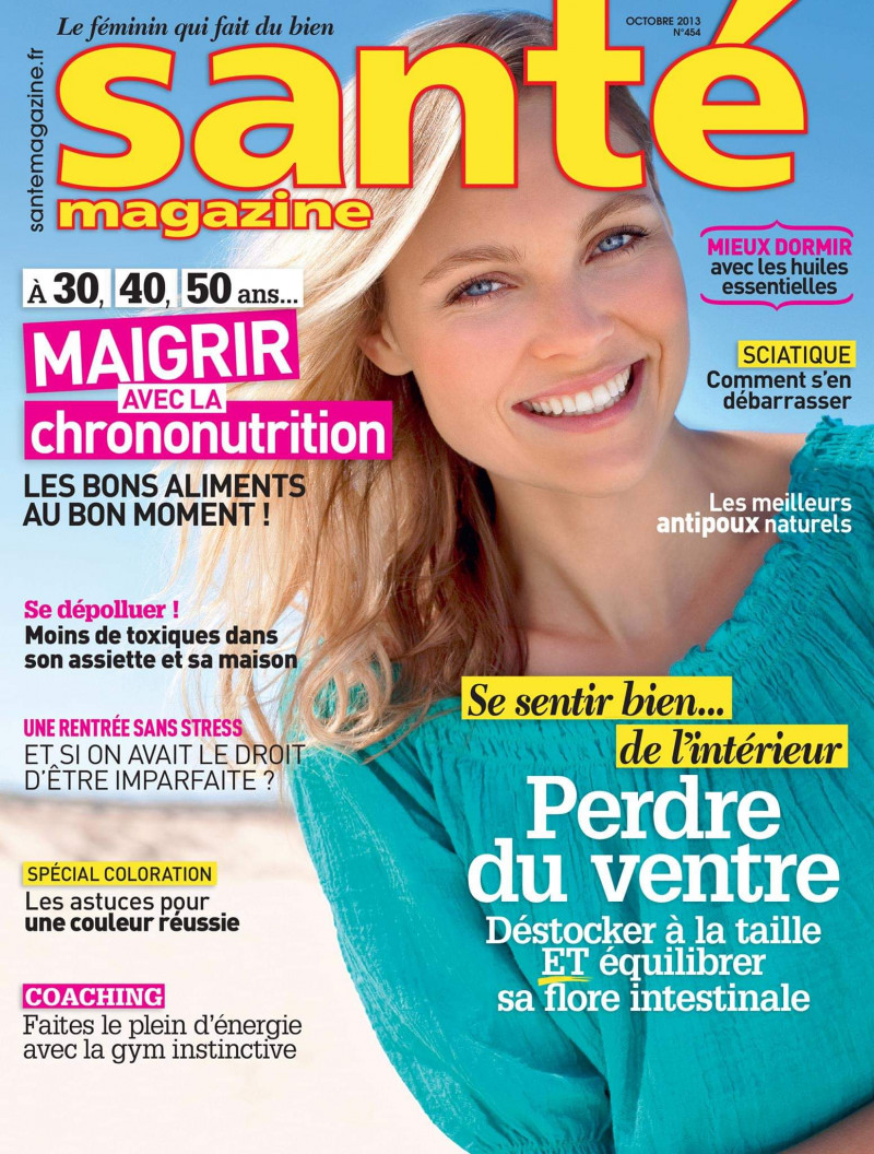  featured on the Sante Magazine cover from October 2013