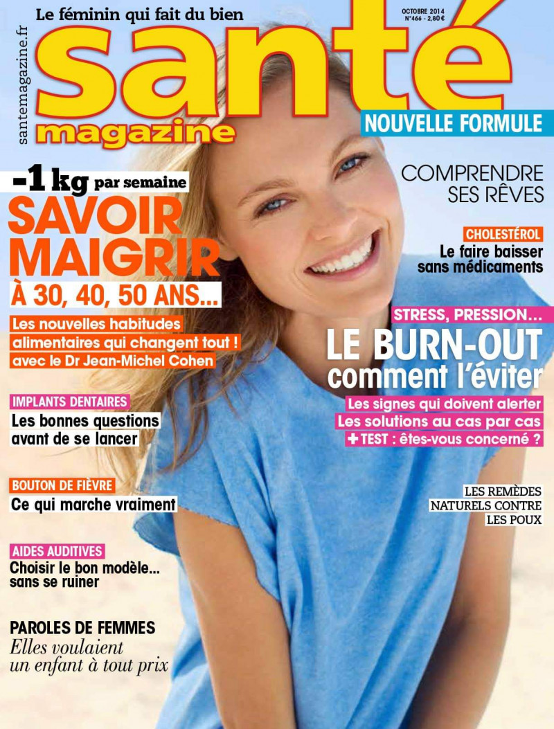  featured on the Sante Magazine cover from October 2014