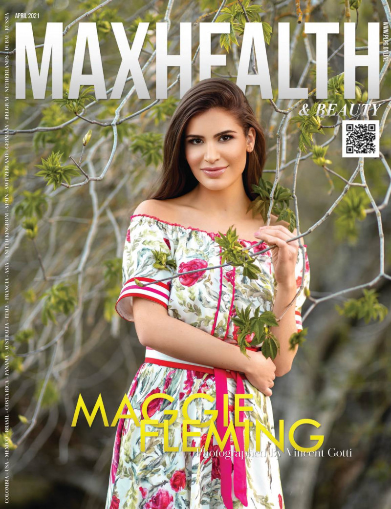 Maggie Fleming featured on the MaxHealth & Beauty cover from April 2021