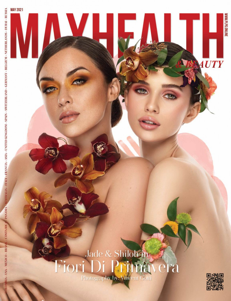 Jade, Shiloh featured on the MaxHealth & Beauty cover from May 2021