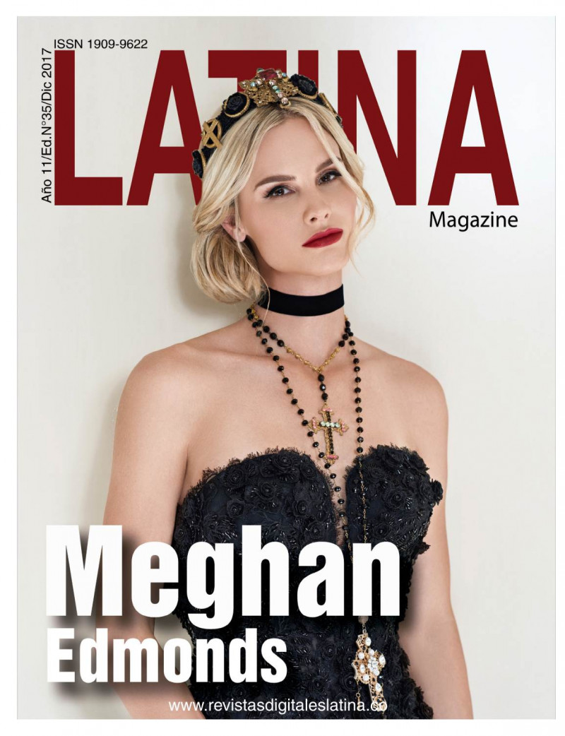 Meghan Edmonds featured on the Latina Attitude cover from December 2017