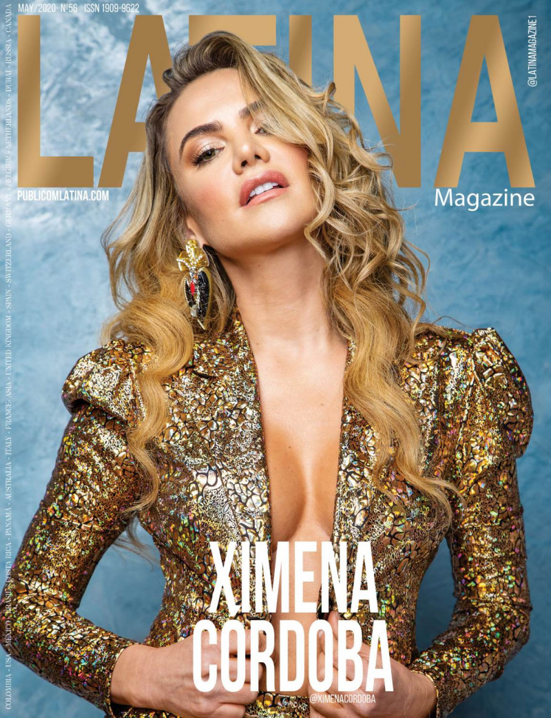 Ximena Cordoba featured on the Latina Attitude cover from May 2020