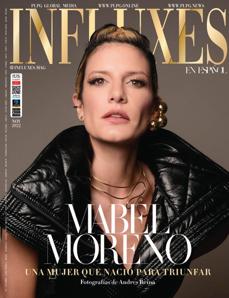 Mabel Moreno featured on the Influxes cover from November 2022