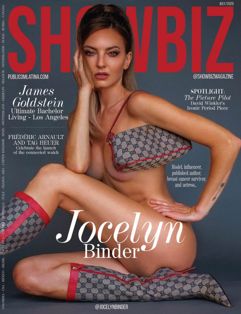 Jocelyn Binder featured on the Showbiz cover from July 2020