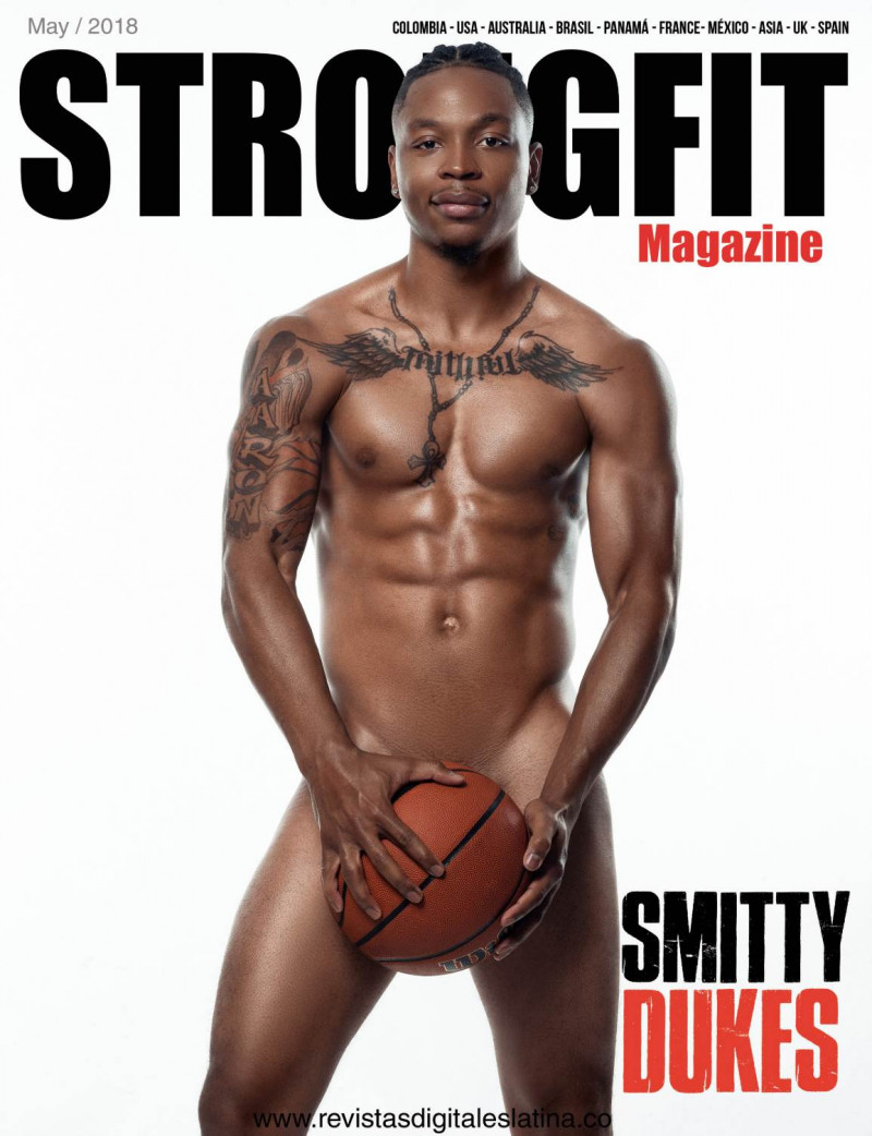 Smitty Dukes featured on the StrongFit cover from May 2018